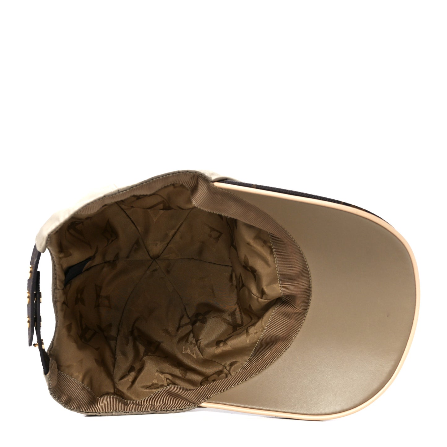Monogram Polyester Silk LV Get Ready Cap M Beige
