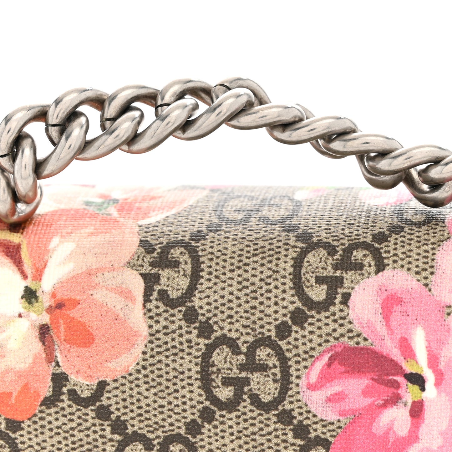 GG Supreme Monogram Blooms Mini Dionysus Shoulder Bag Beige Multicolor Dry Rose