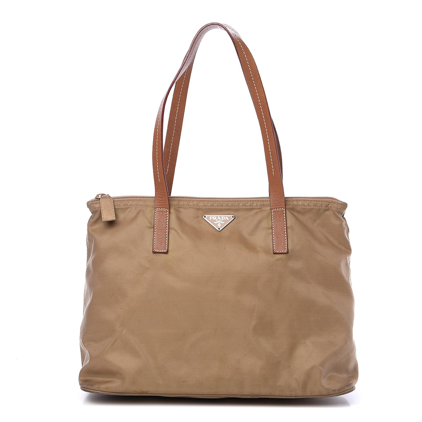Tessuto Nylon Tote Cammello
