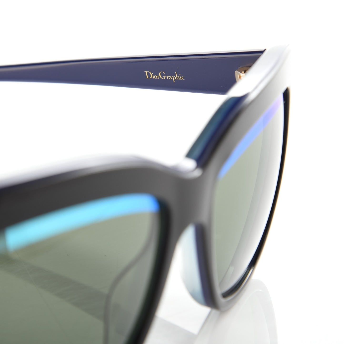 Graphic Sunglasses Black Blue