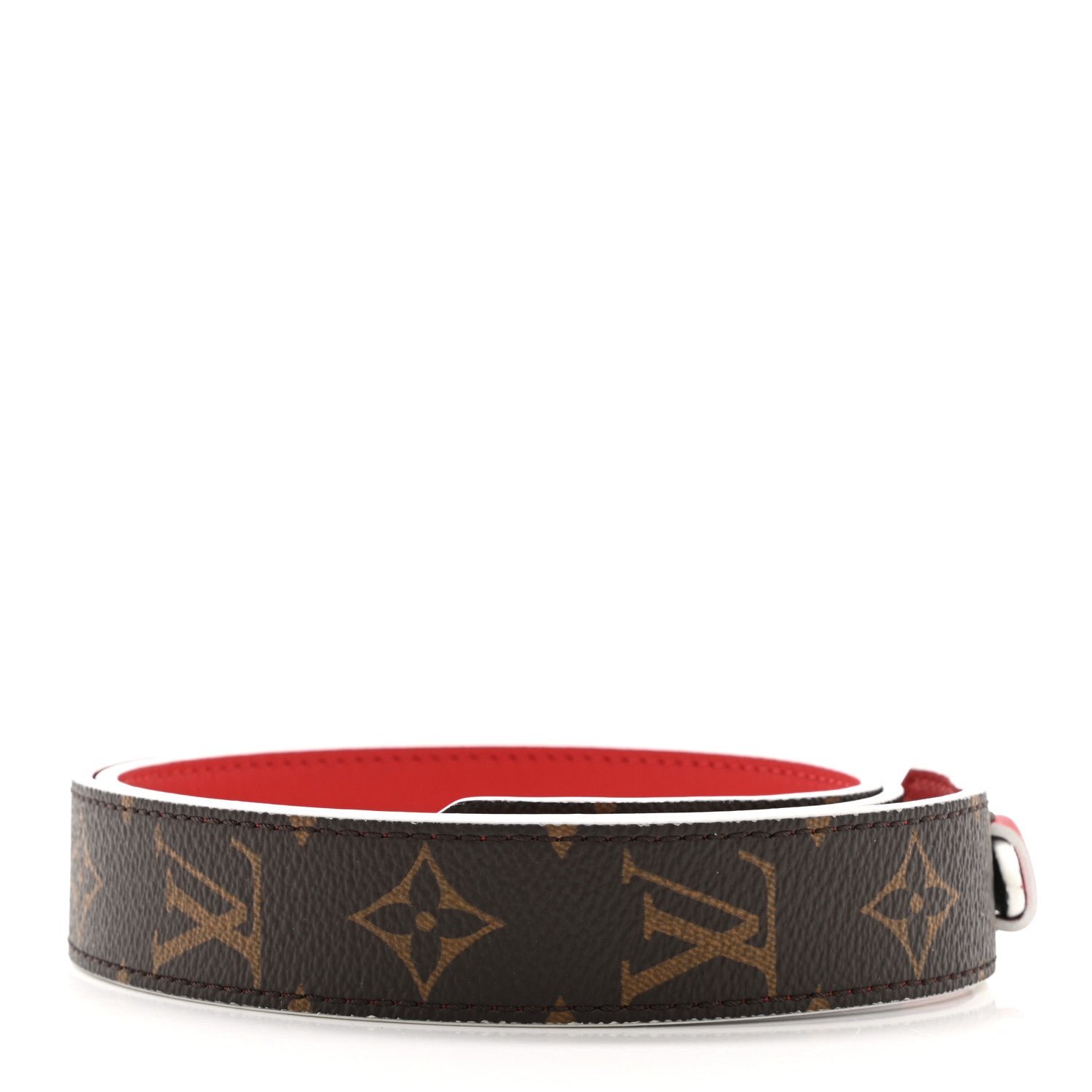 Louis Vuitton Monogram Bandouliere Shoulder Strap XL Coquelicot 2 of 3