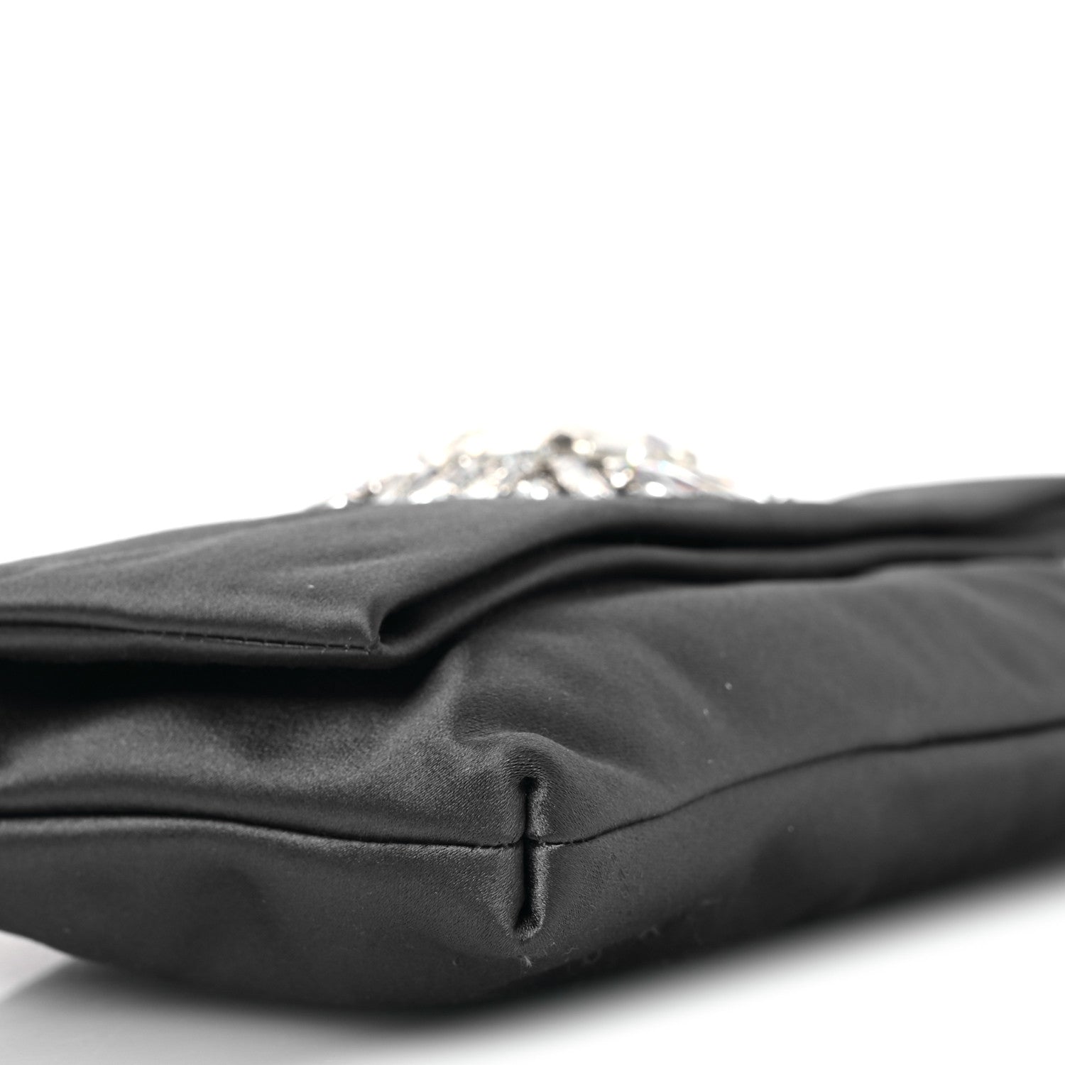 Jimmy Choo Satin Crystal Titania Clutch Blue 9 of 12