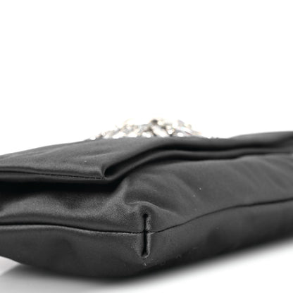 Jimmy Choo Satin Crystal Titania Clutch Blue 9 of 12
