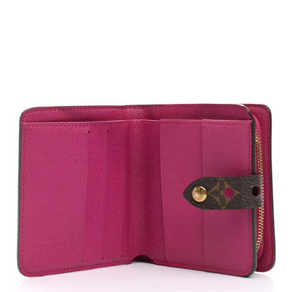 Louis Vuitton Monogram Perforated Compact Zipped Wallet Fuchsia 6 of 9