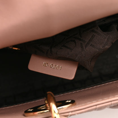 Christian Dior Lambskin Cannage Small My ABCDior Lady Dior Fard 7 of 10