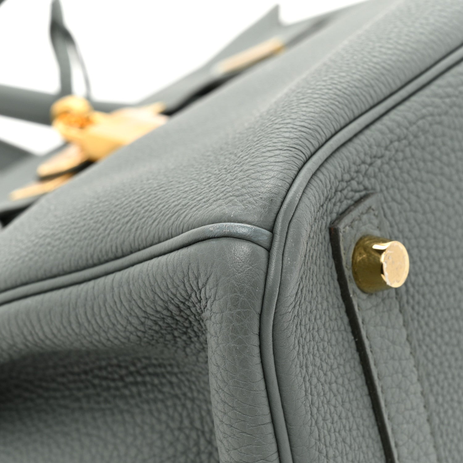 Hermes Togo BIRKIN 30 Vert Amande 9 of 12