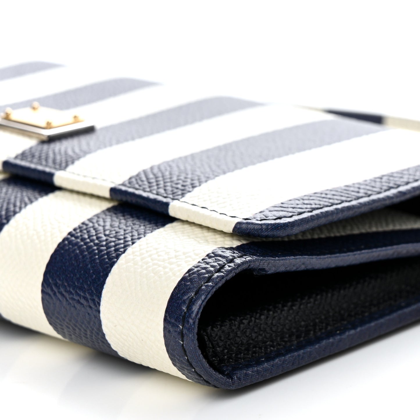 Dauphine Stripe Mini Von Bag Blue White