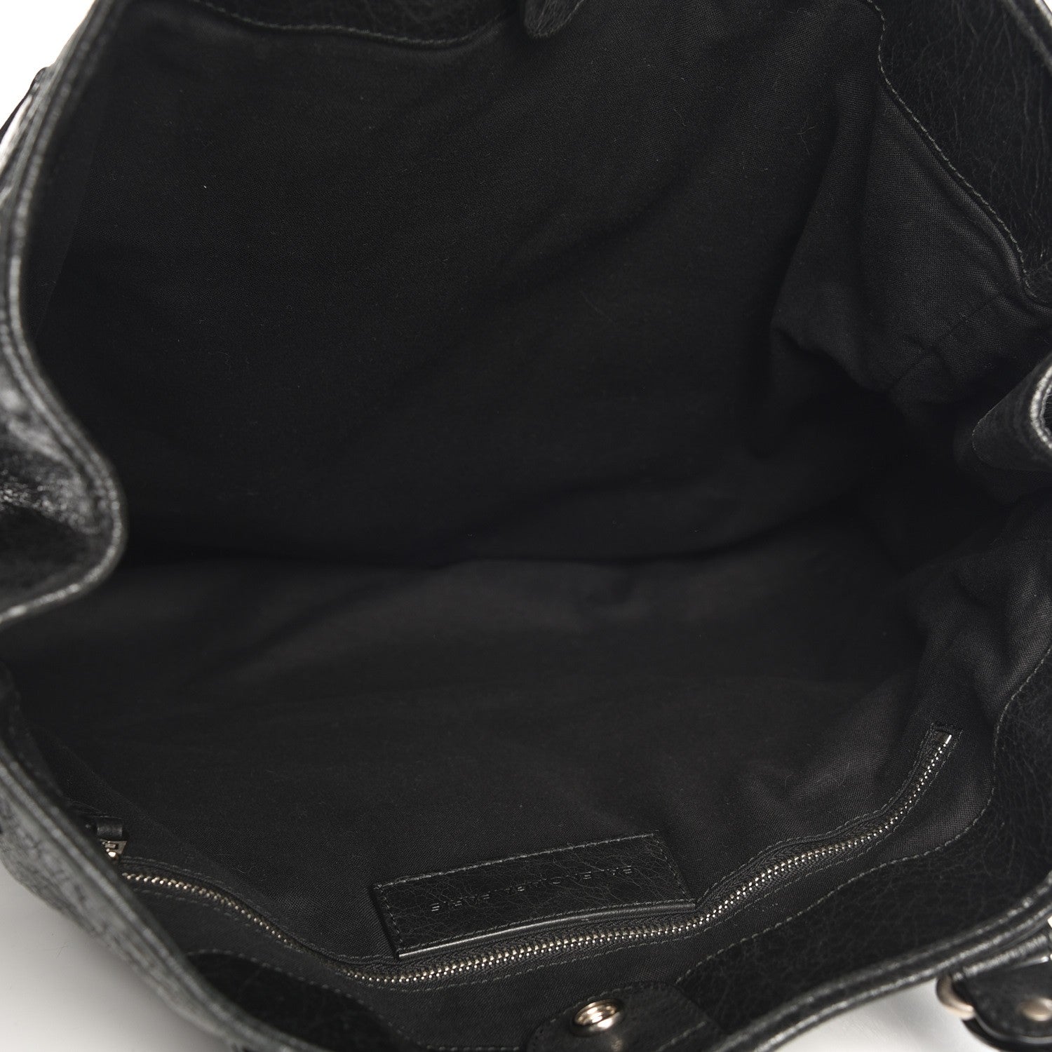 Balenciaga Agneau Mens Classic Hardware Hexagon Tote Black 5 of 7