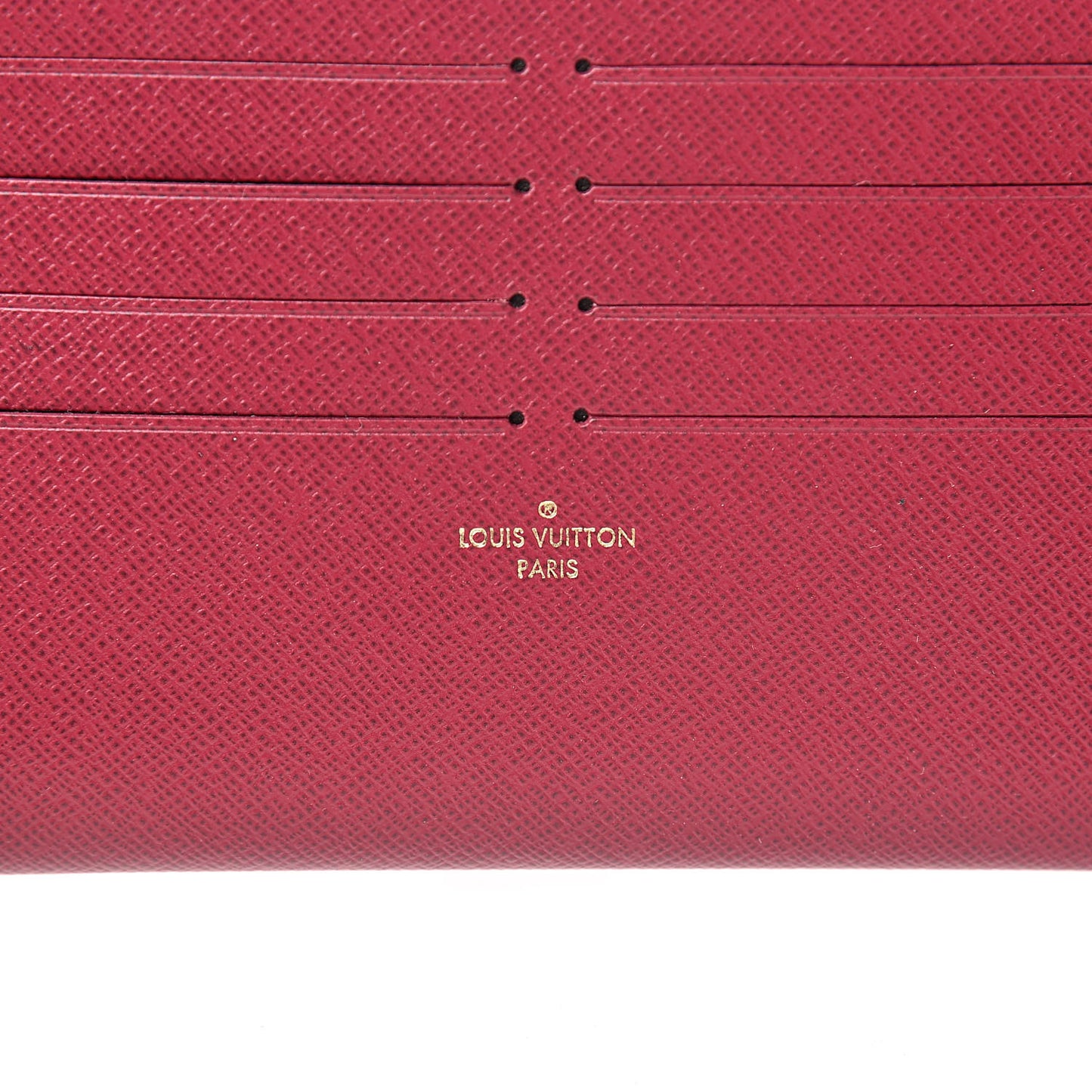 Calfskin Felicie Card Holder Insert Fuchsia