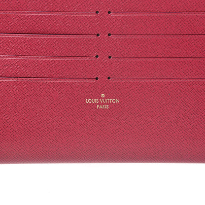 Louis Vuitton Calfskin Felicie Card Holder Insert Fuchsia 6 of 6