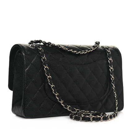 Chanel Caviar Quilted Medium Double Flap Black 2 of 12