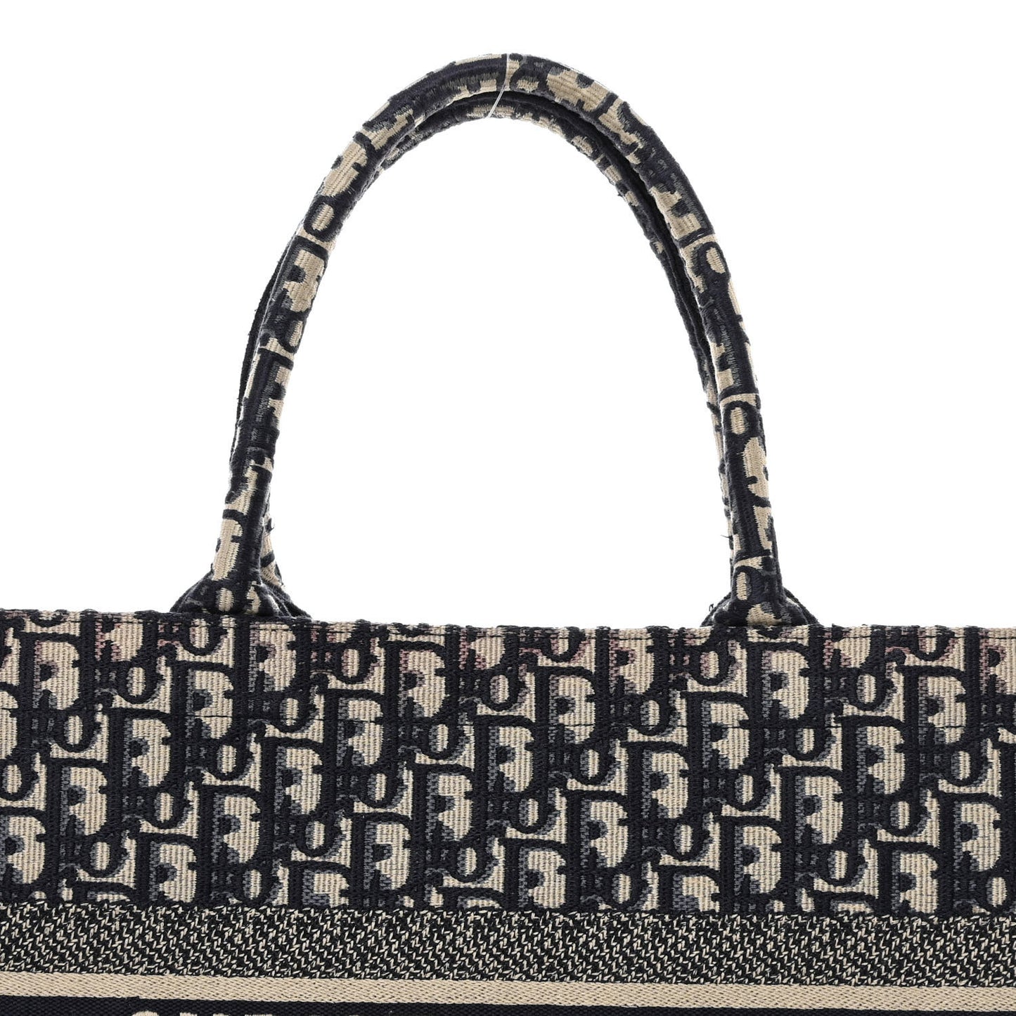 Oblique Medium Book Tote Blue Multicolor