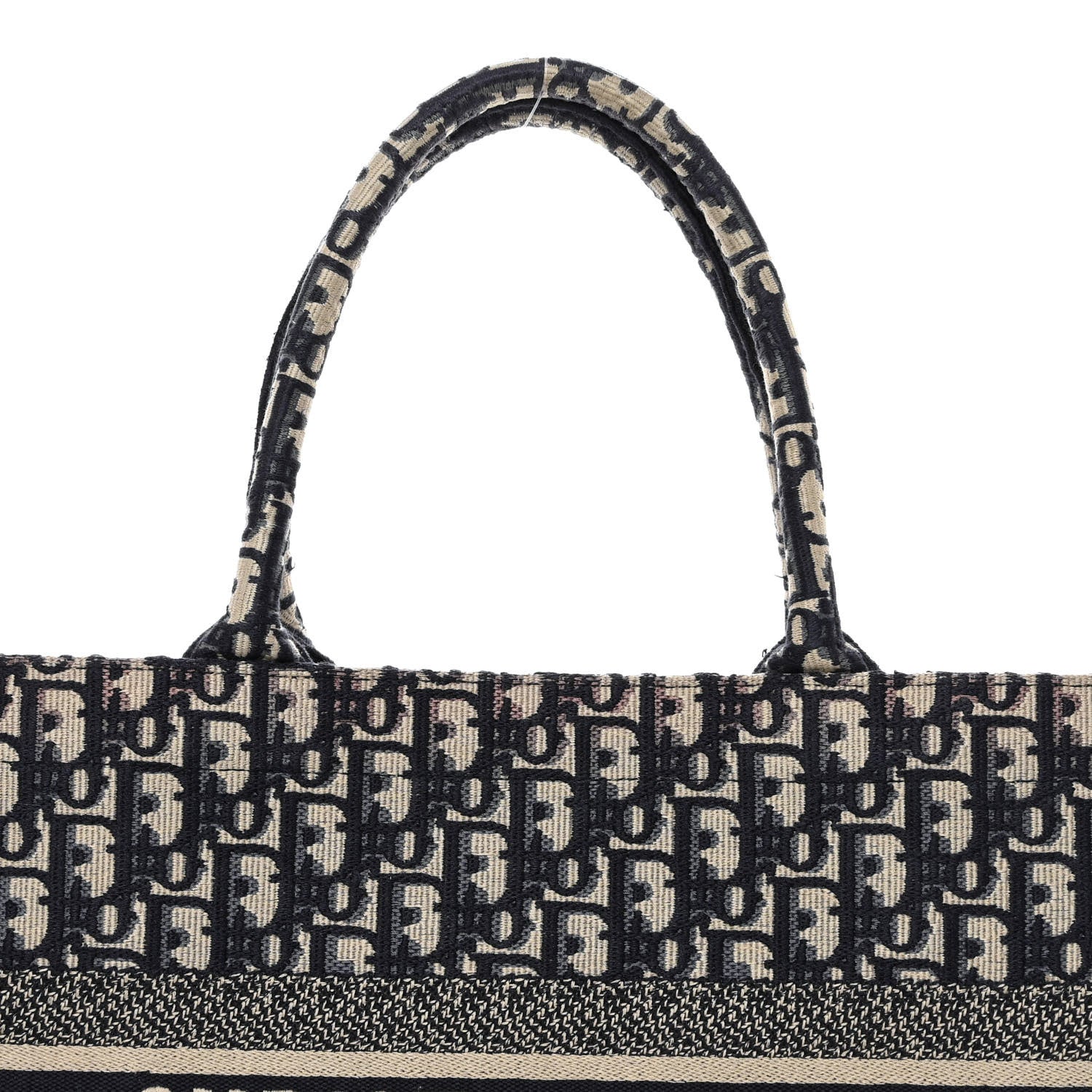 Christian Dior Oblique Medium Book Tote Blue Multicolor 11 of 12