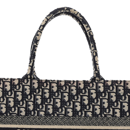 Christian Dior Oblique Medium Book Tote Blue Multicolor 11 of 12