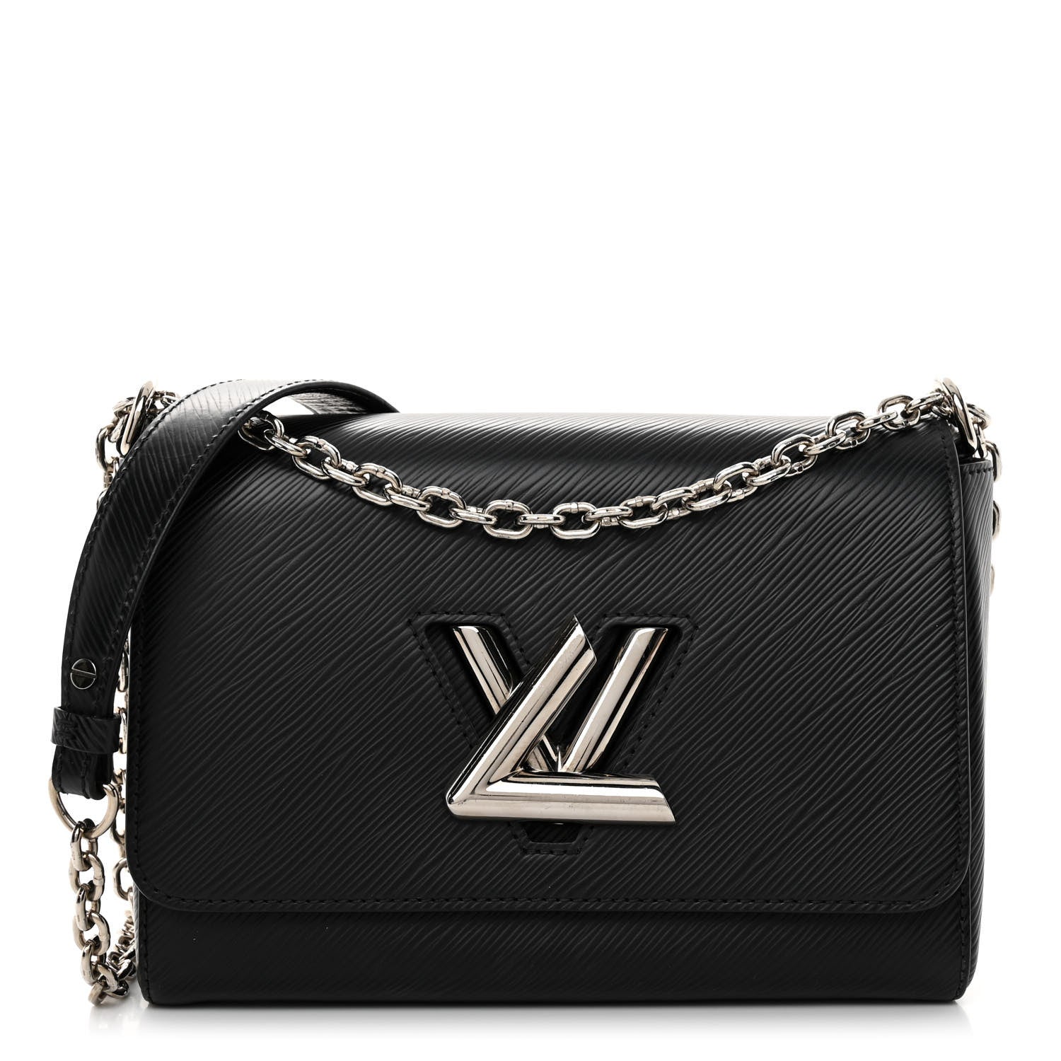 Louis Vuitton Epi Twist Shoulder Bag MM Black 1 of 10