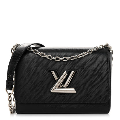 Louis Vuitton Epi Twist Shoulder Bag MM Black 1 of 10