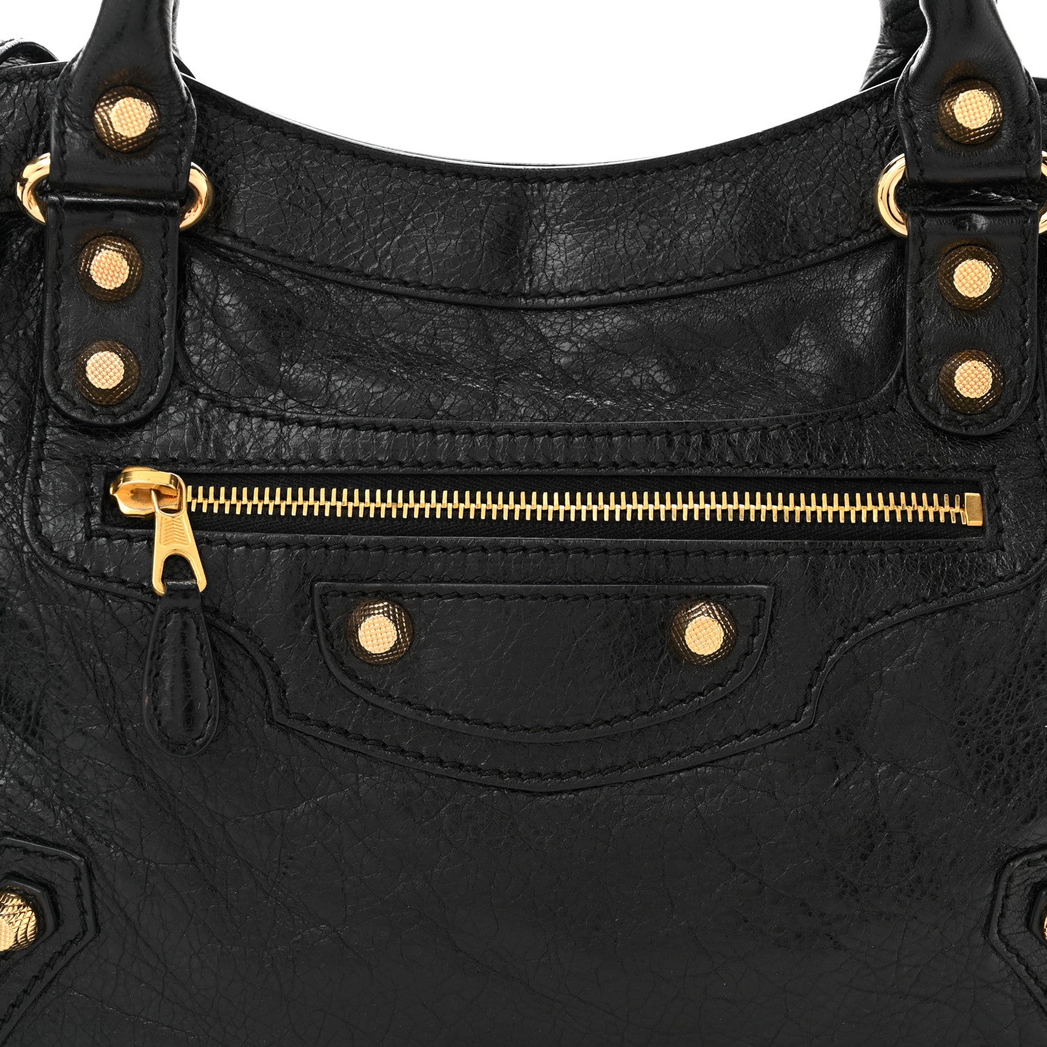 Balenciaga Agneau Giant 12 Gold Hardware Town Black 8 of 10