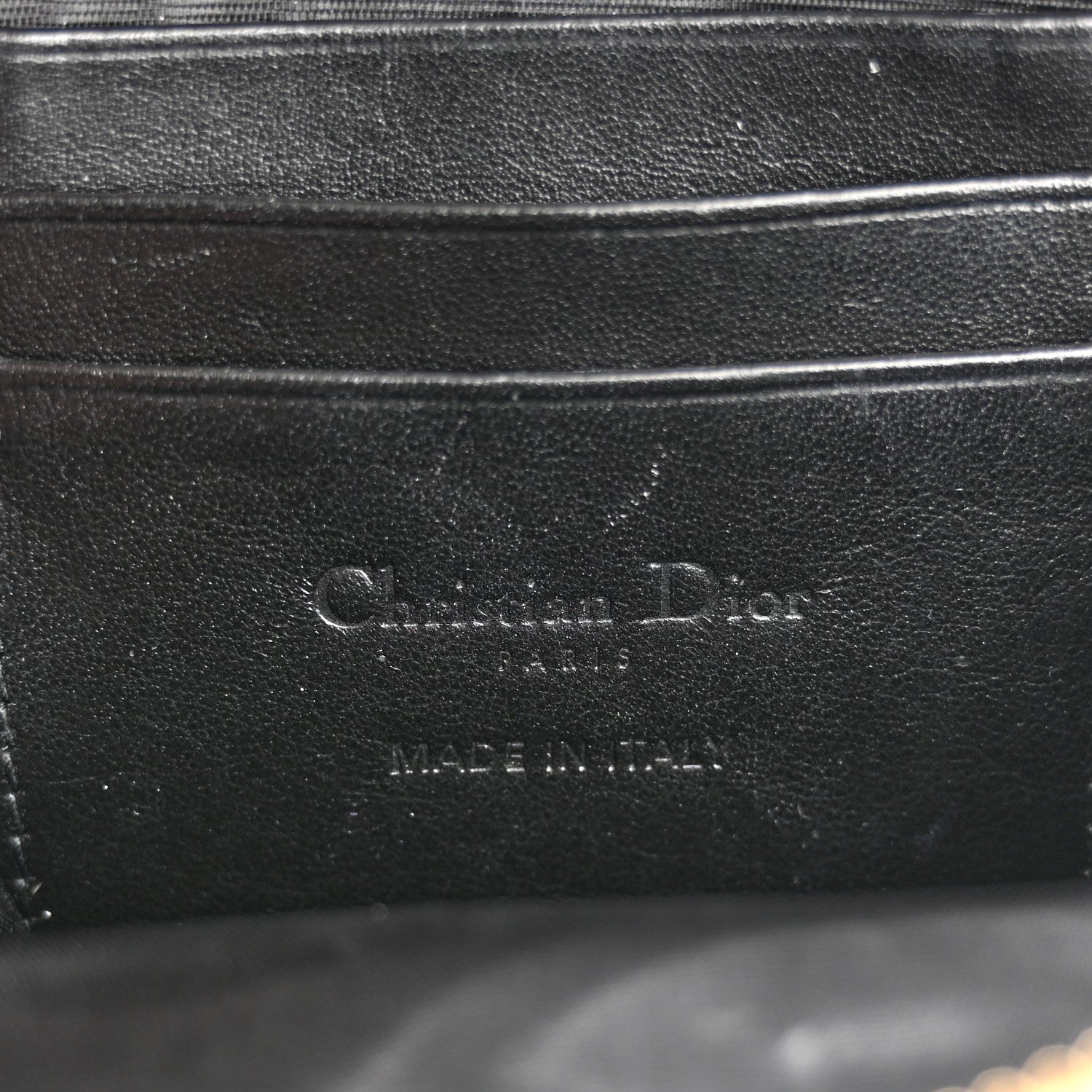 Christian Dior Patent Cannage Lady Dior Phone Holder Black 6 of 12
