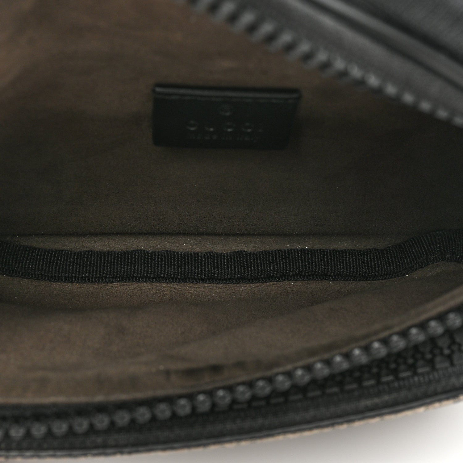 Gucci GG Supreme Monogram Belt Bag Black 6 of 11