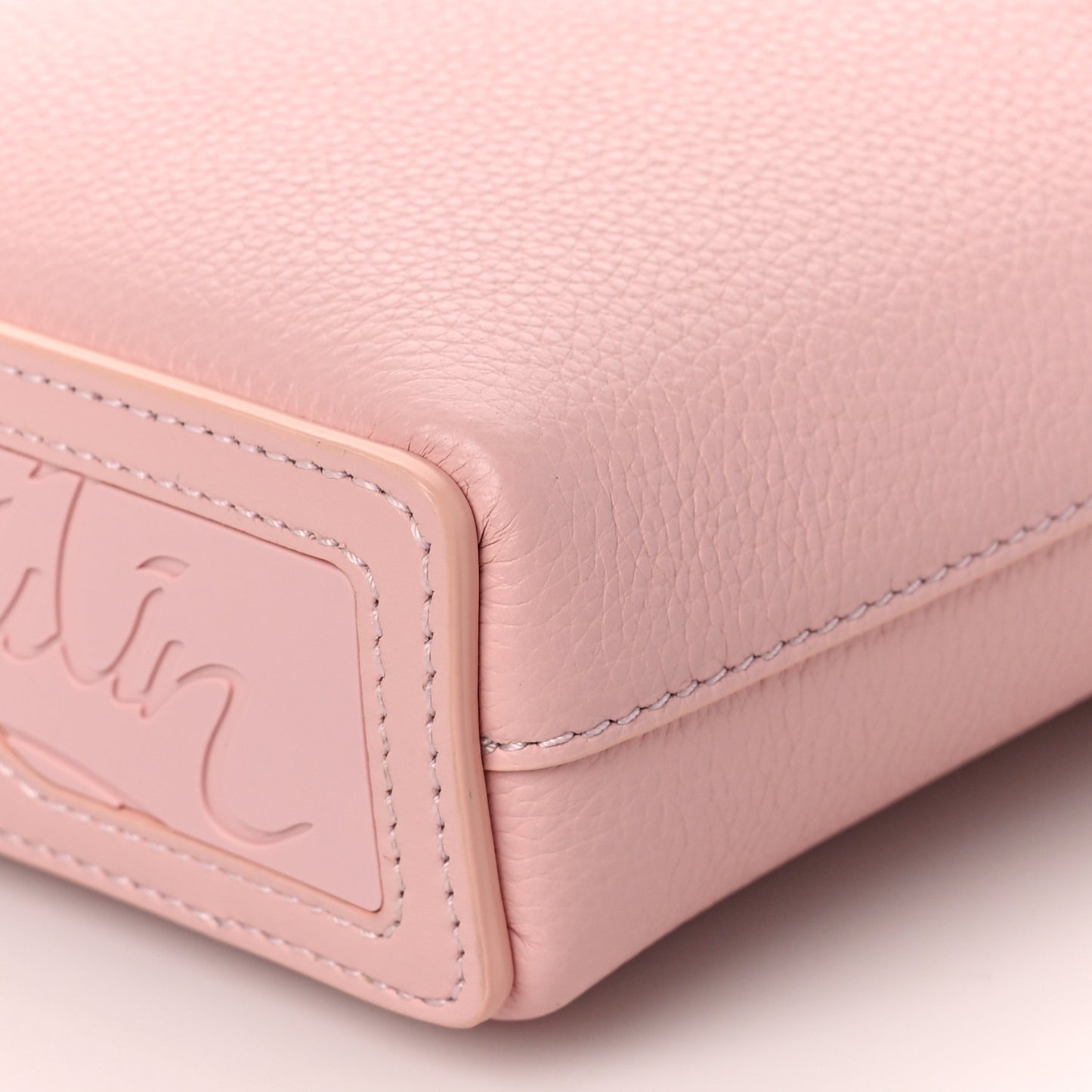 Calfskin Empire Spike Studded Mini North South Cabata Tote Rosy