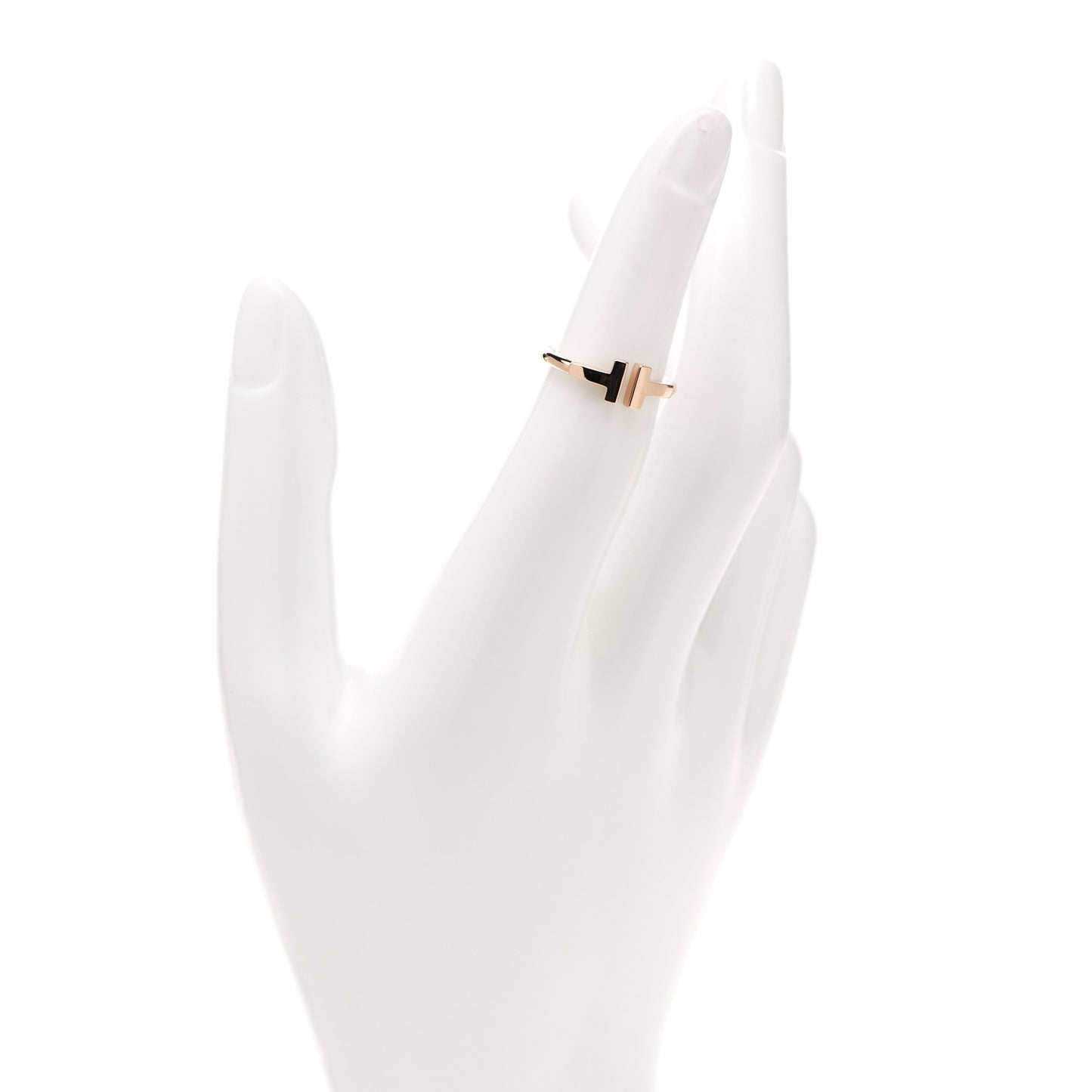 18K Rose Gold T Wire Ring 48 4.5
