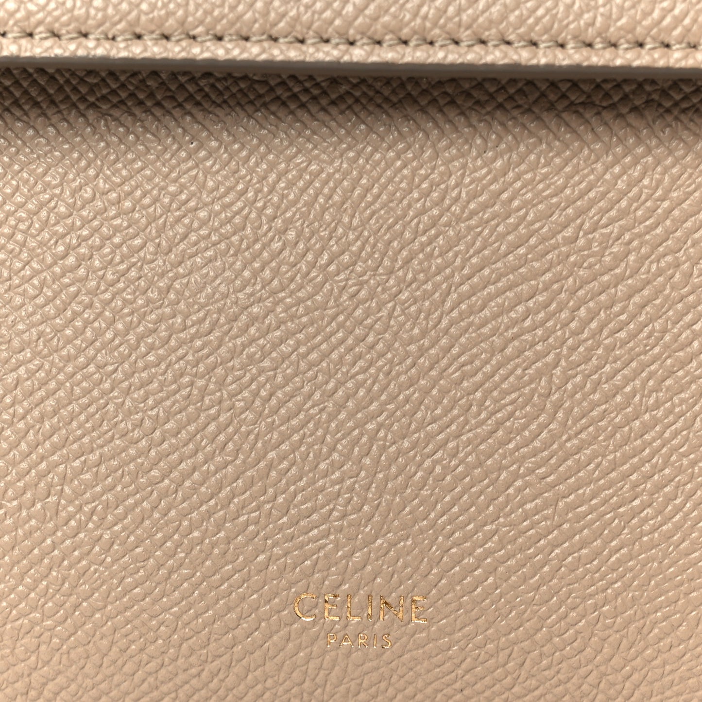 Grained Calfskin Nano Belt Bag Light Taupe