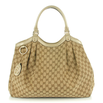 Gucci Monogram Large Sukey Tote Champagne 1 of 7