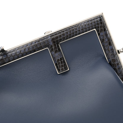 Fendi Shiny Nappa Snakeskin Small Fendi First Mirto 8 of 11