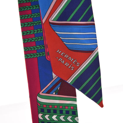 Hermes Silk Sangles En Zigzag Twilly 5 of 5