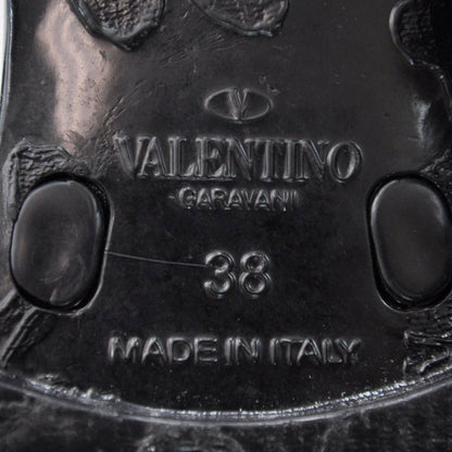 Valentino Garavani PVC Jellow Bow Thong Sandals 38 Black 5 of 7