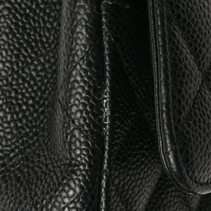 Chanel Caviar Quilted Medium Double Flap Black 16 of 16