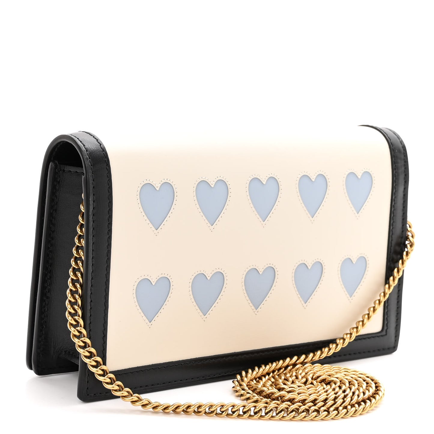 Calfskin Lovelight Mini Diana Chain Bag Mystic White Paradise Cloude