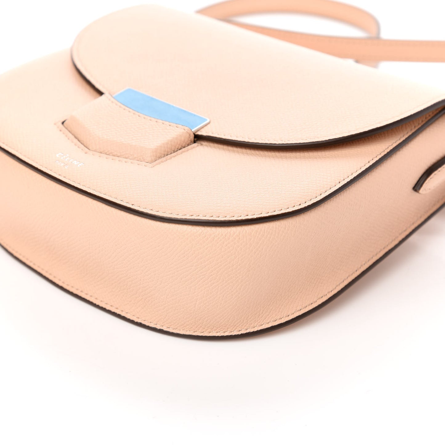 Grained Calfskin Small Trotteur Powder