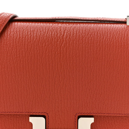 Hermes Chevre Mysore Verso Constance 18 Brique Rose Lipstick 9 of 12