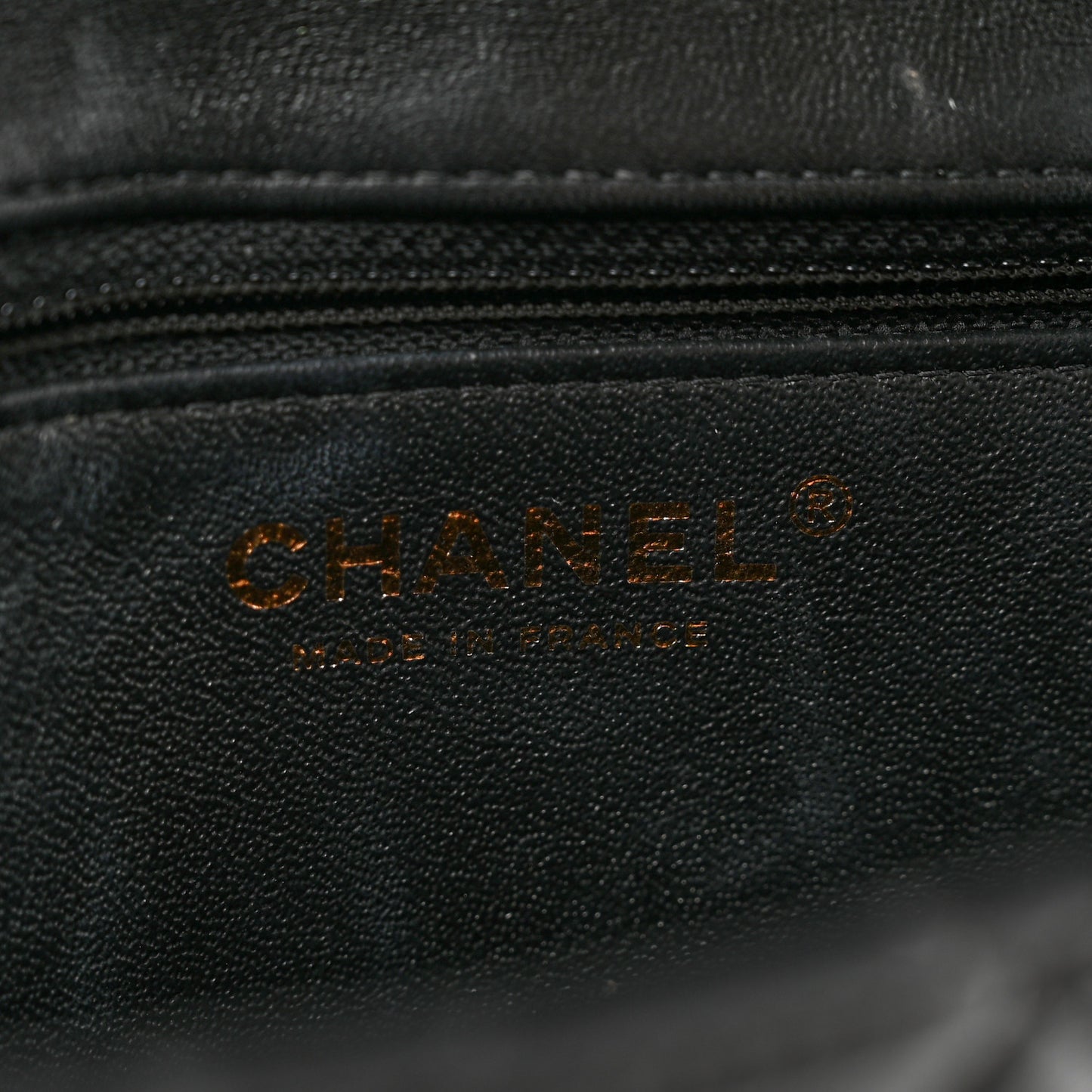 Lambskin Quilted Flap Clutch Black