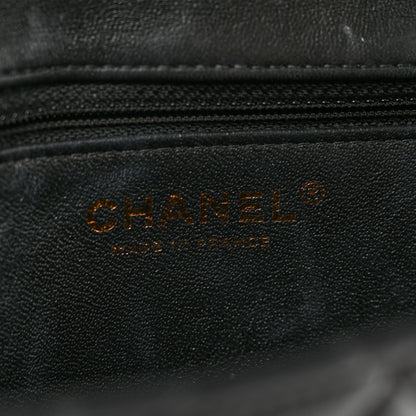 Chanel Lambskin Quilted Flap Clutch Black 6 of 9