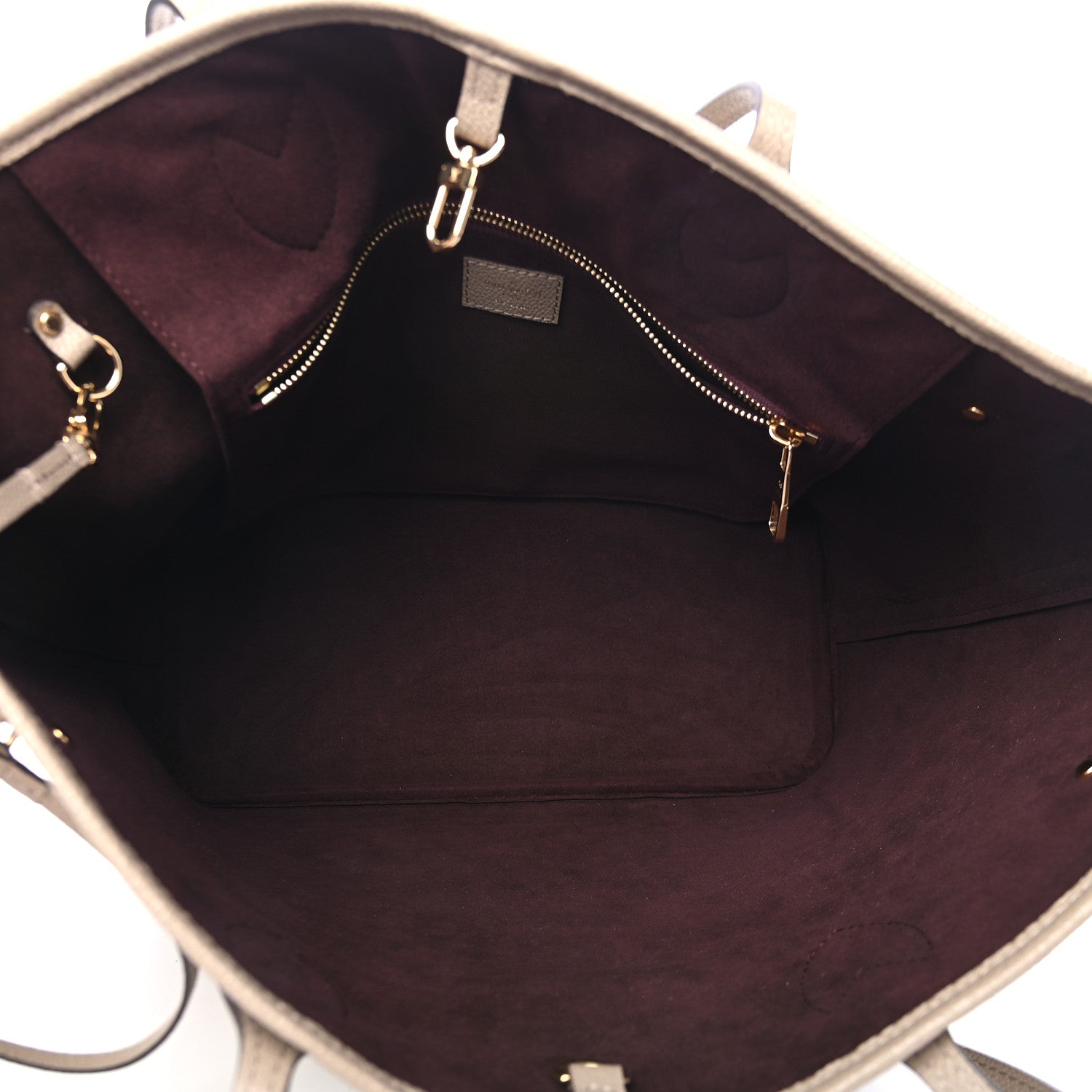 Louis Vuitton Empreinte Monogram Giant Neverfull MM Tourterelle 5 of 8