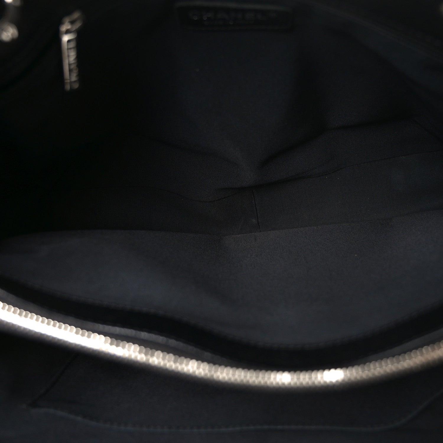 Chanel Caviar Quilted Grand Shopping Tote GST Black  Black 5 of 11