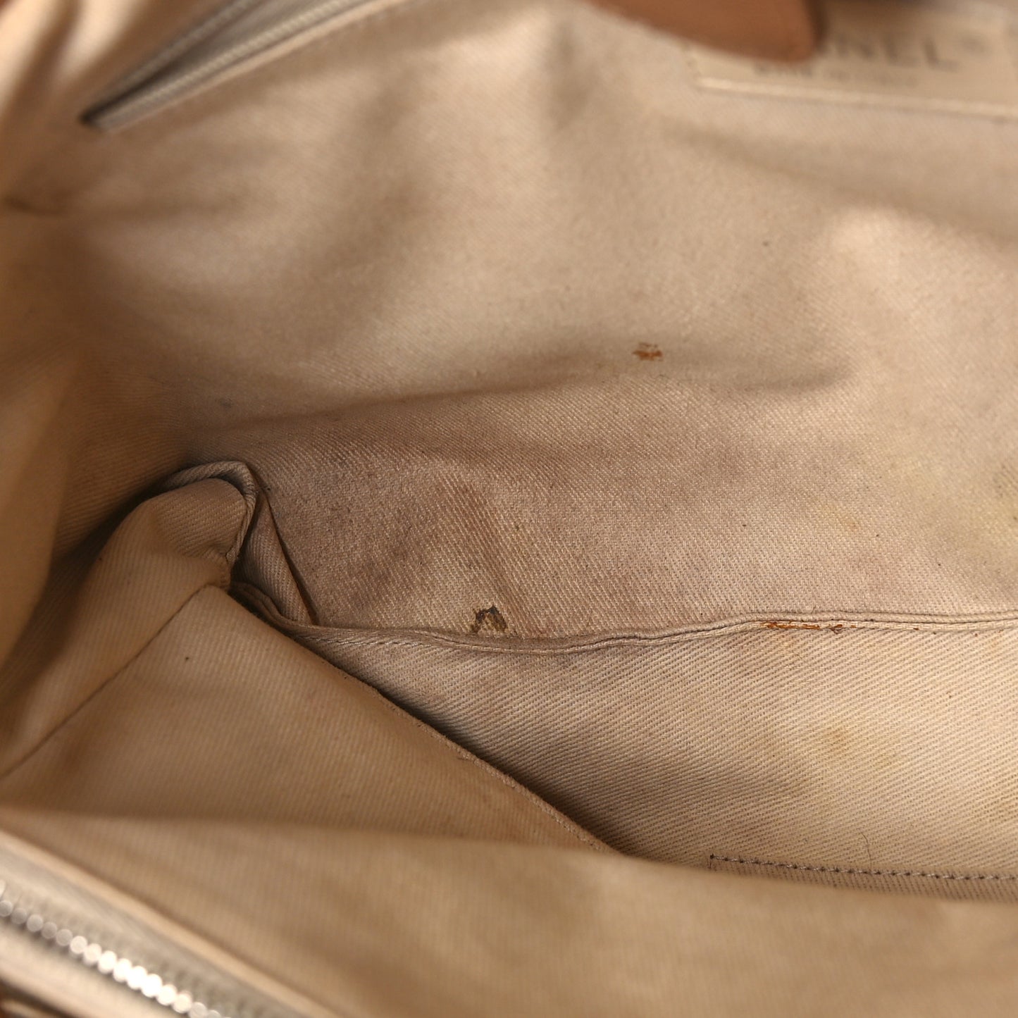 Caviar Medium Soft CC Top Handle Tote Dark Beige