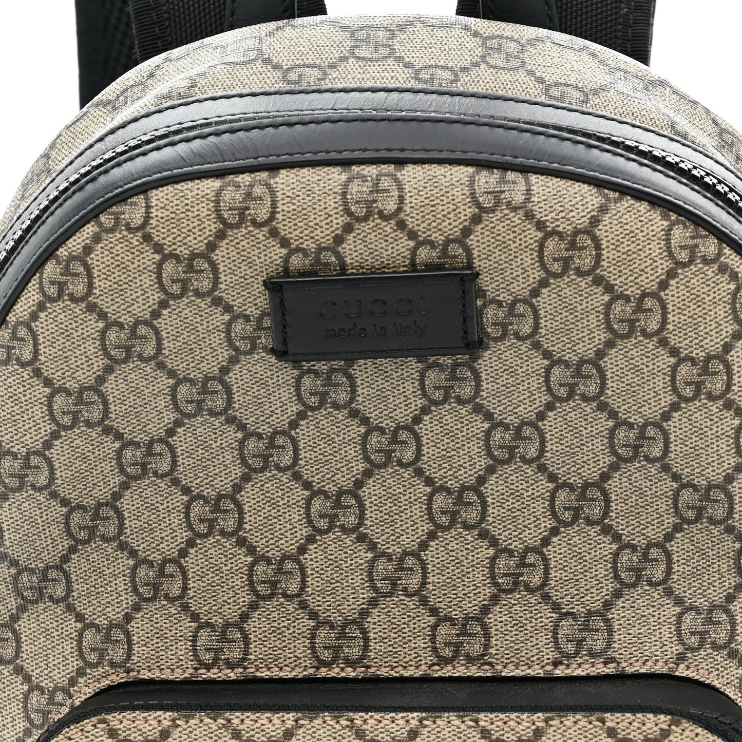 GG Supreme Monogram Small Eden Day Backpack Black