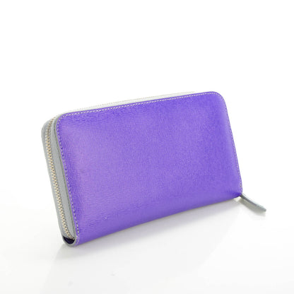 Fendi Vitello Elite Studded Hypnoteyes Zip Around Wallet Polvere Multicolor 3 of 7