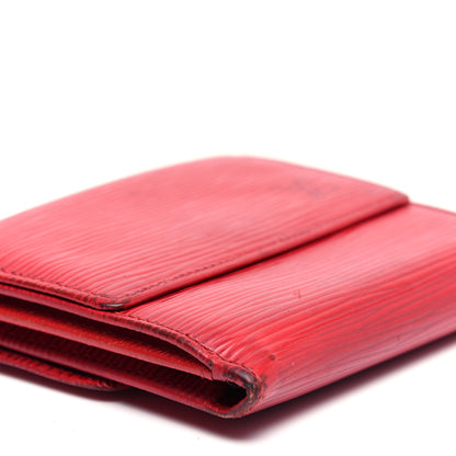 Louis Vuitton Epi Elise Wallet Castillan Red 6 of 13