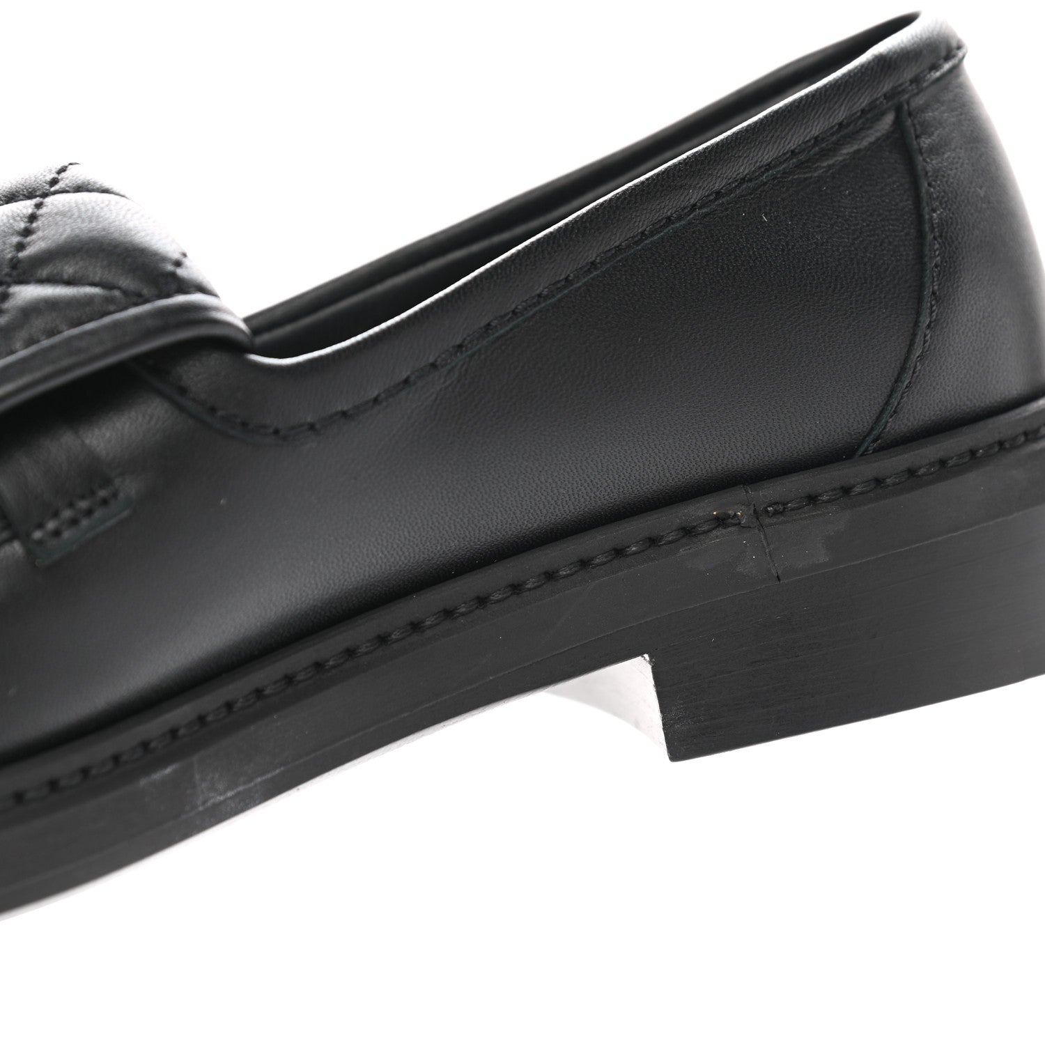 Chanel Lambskin Quilted CC Turnlock Loafers 35.5 Black 8 of 10