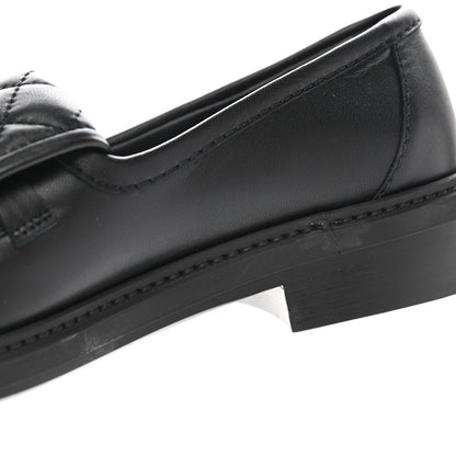 Chanel Lambskin Quilted CC Turnlock Loafers 35.5 Black 8 of 10