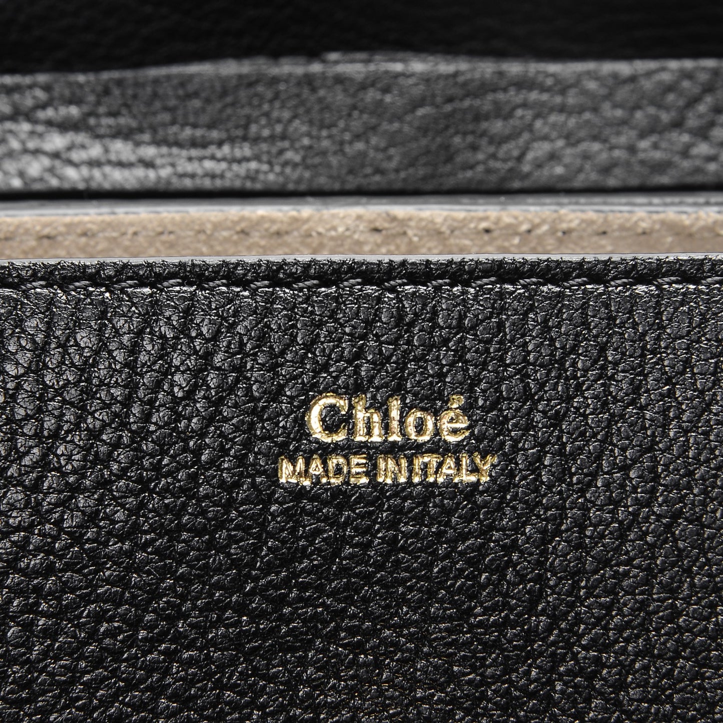 Grained Lambskin Nano Drew Shoulder Bag Black