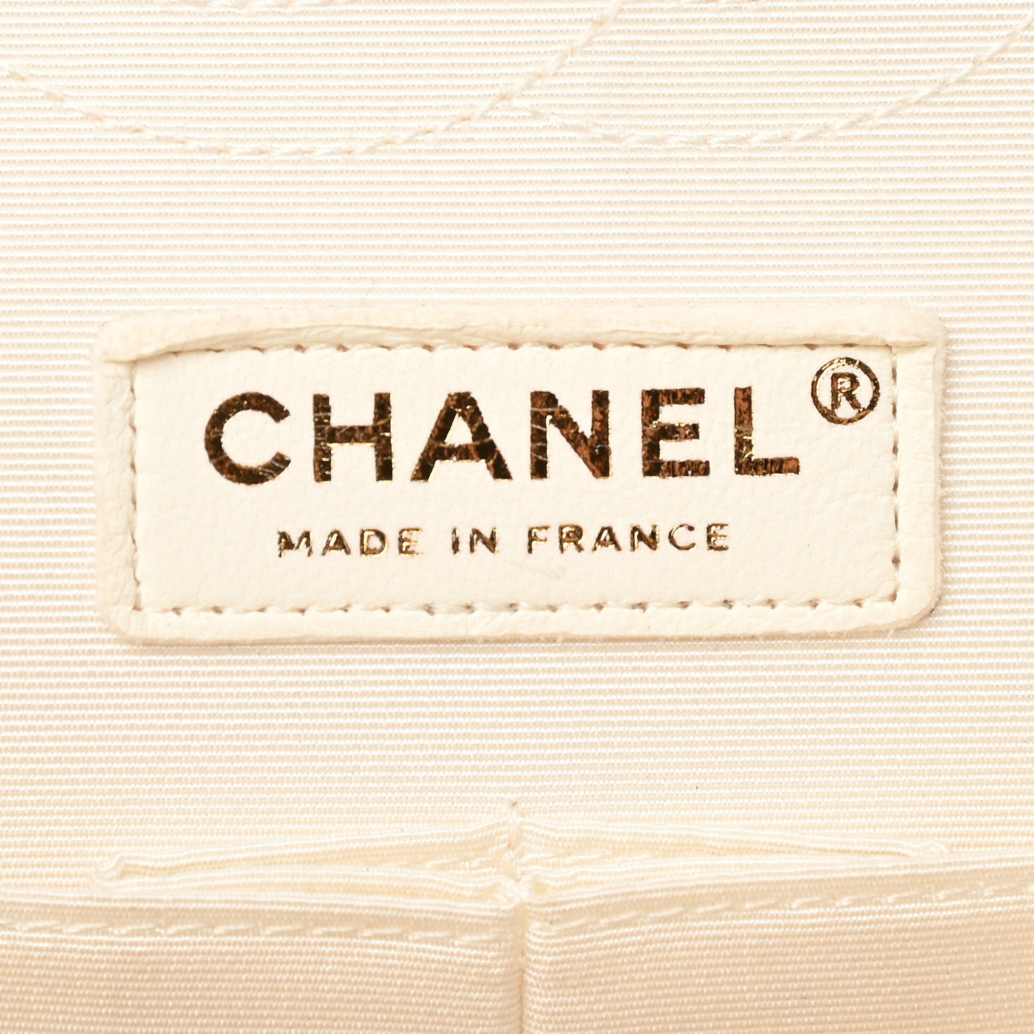 Chanel Denim Floral Printed Medium Double Flap Beige 6 of 13