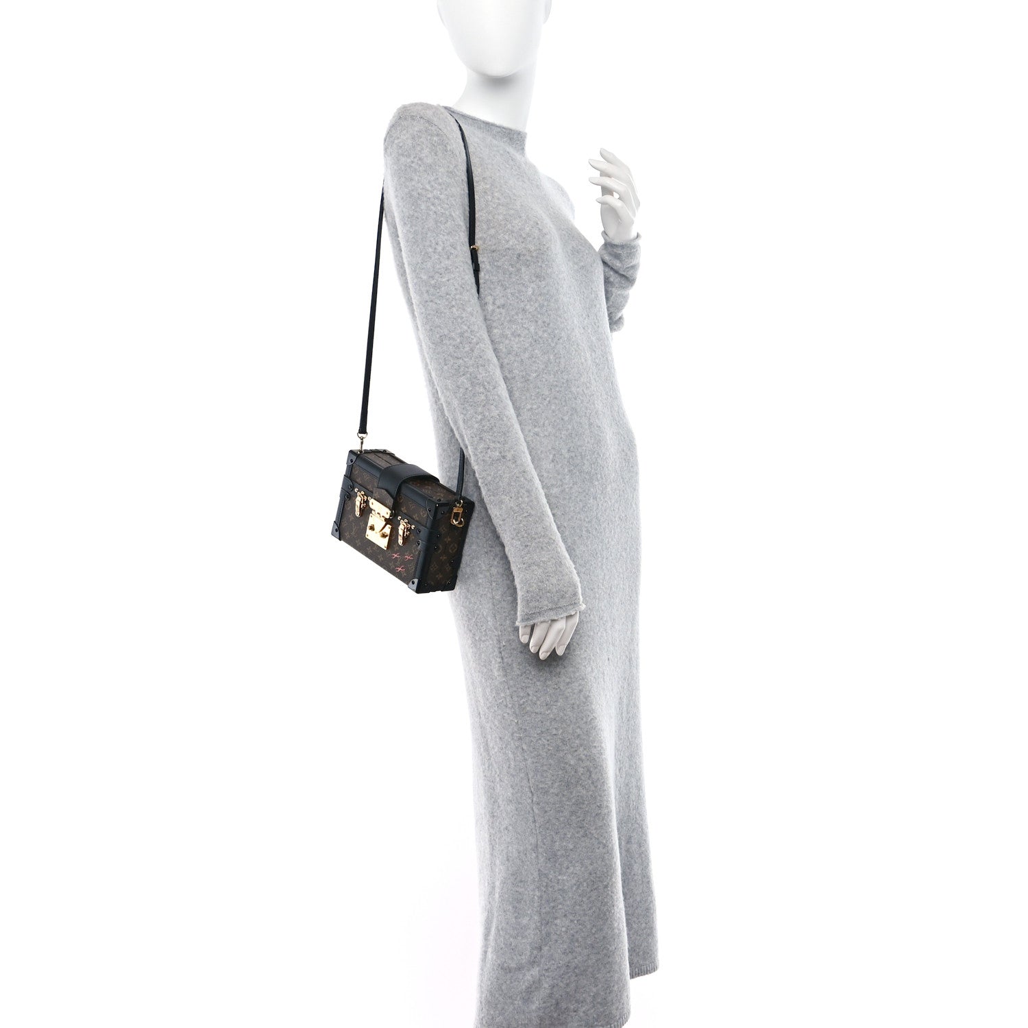 Louis Vuitton LOUIS VUITTON Monogram Petite Malle Black 2 of 9