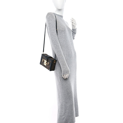 Louis Vuitton LOUIS VUITTON Monogram Petite Malle Black 2 of 9