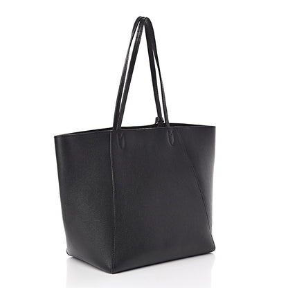Louis Vuitton Calfskin Lockme Cabas Black 3 of 8