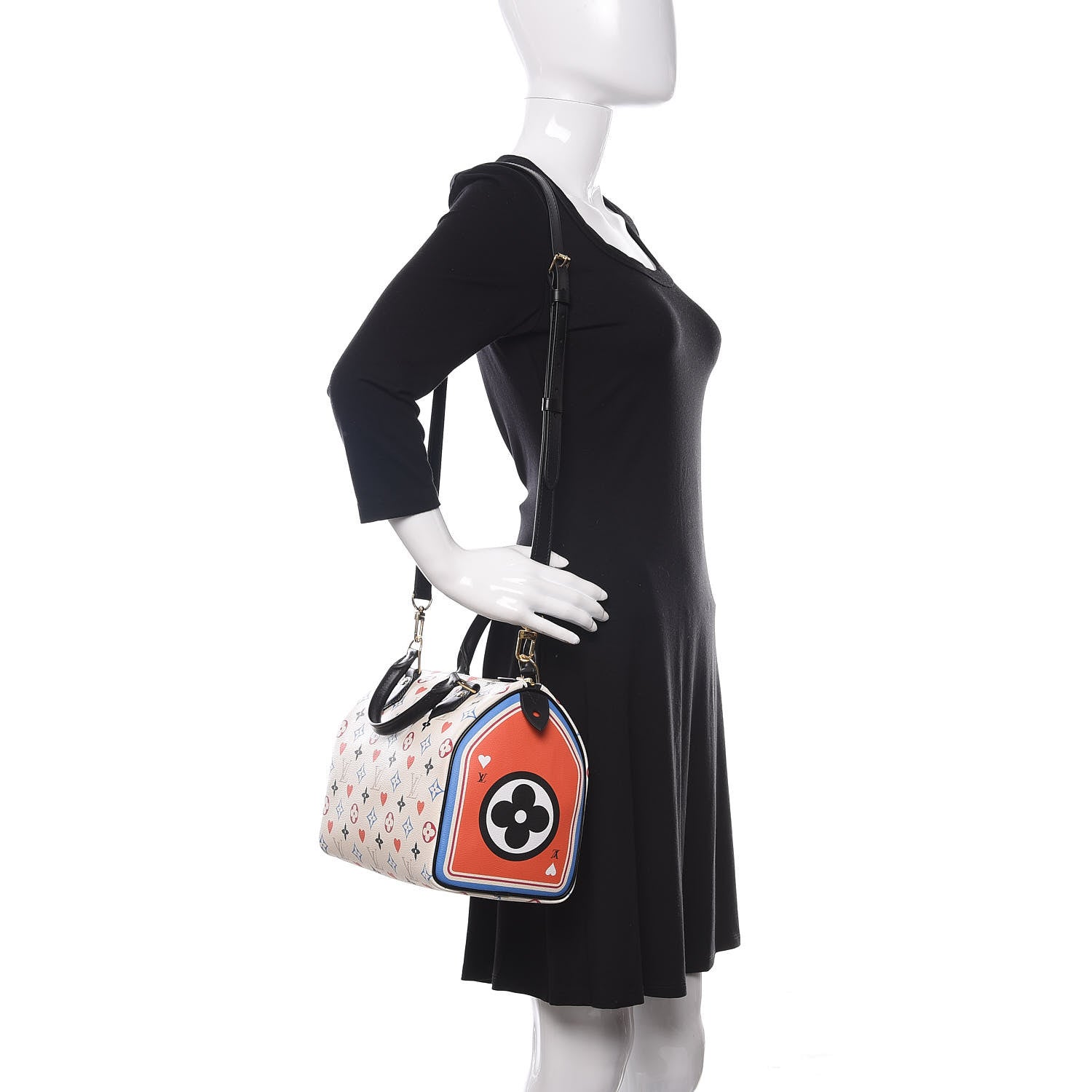 Louis Vuitton Game On Speedy Bandouliere 25 White 2 of 11